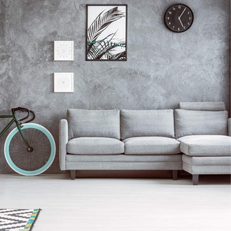 ściana dekoracyjna z mikrocementu